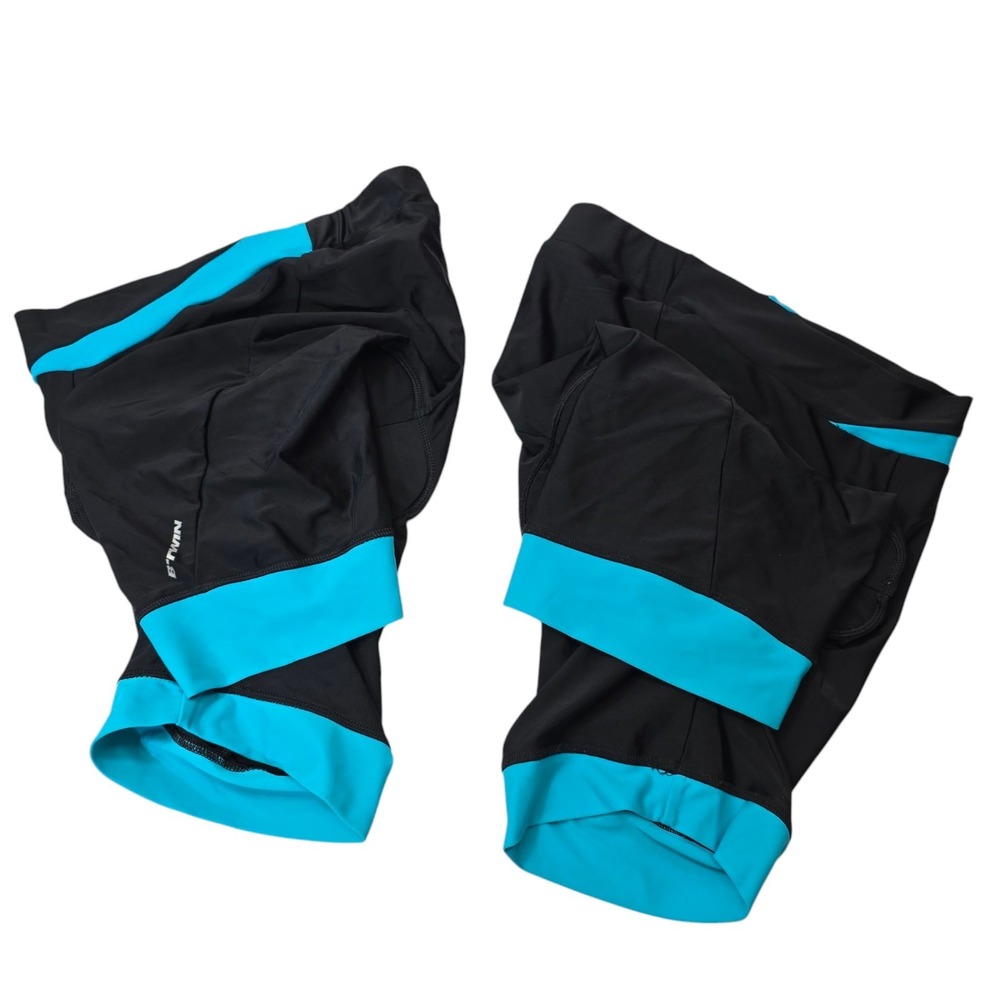 Lot‎ of 2 Pairs Mens Size Small Cycling Shorts Decathlon B-Twin Item# 2015917